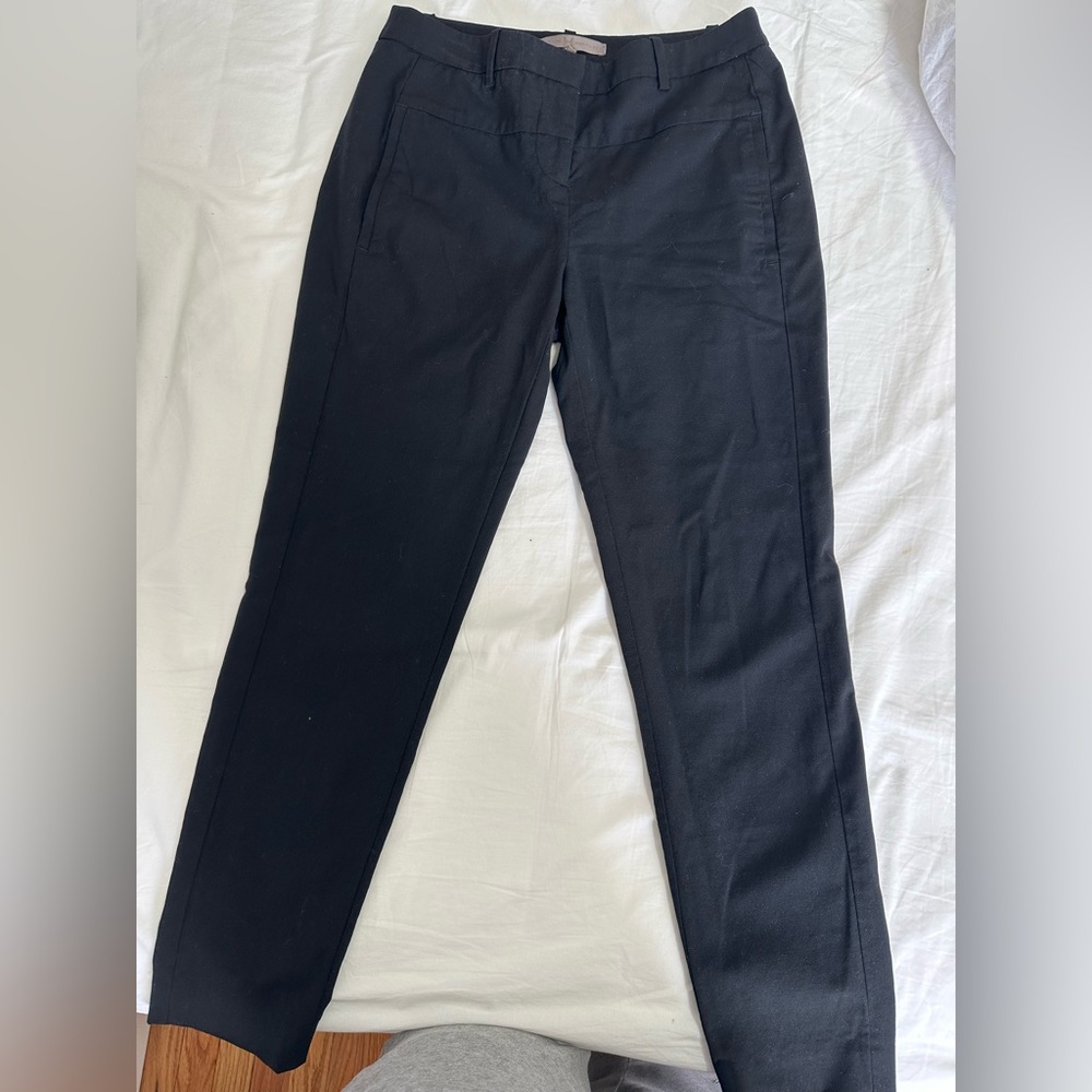 Classic Wool and Silk Black Pants- Halston Heritage